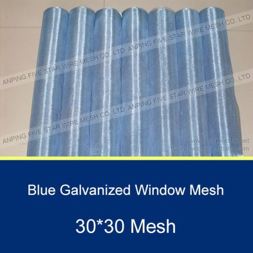 24*24 Blue Galvanized Mosquito Wire Netting