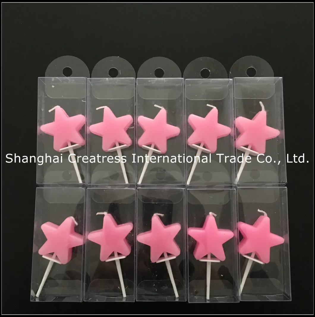 Brc Approved Factory Pink Star Shaped Candle Company Supplier