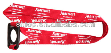 polyester bottle holder lanyard woven