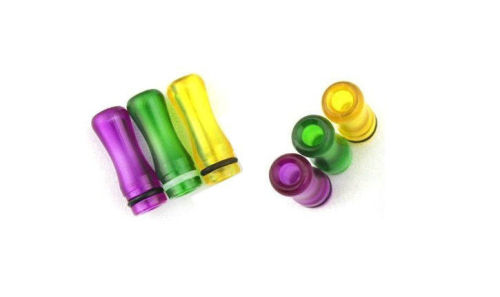 Larger Vapors Yellow Plastic Drip Tip For Electronic Cigarette