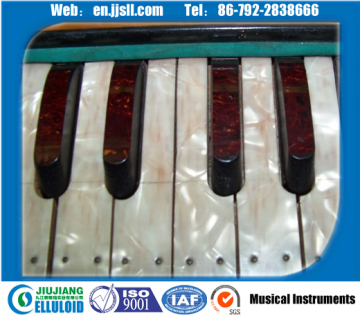Pearl celluloid sheet for piano keys