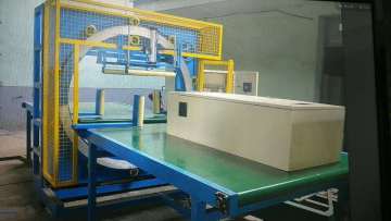 Dyehome Steel sheet horizontal stretch film wrapping machine