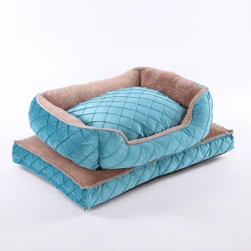 Blue Unfolded Grateful Comfortable Durable Dog Bed Wholesale