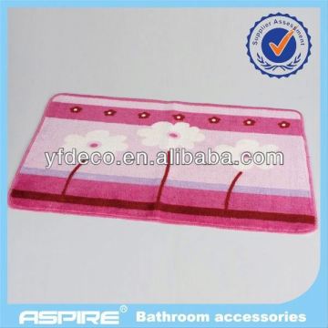 100% acrylic bath mat set