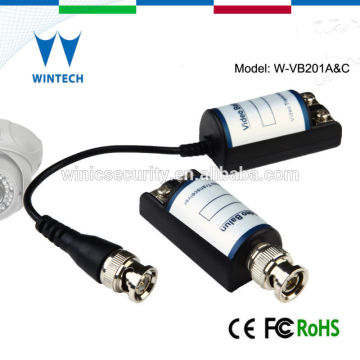 201c utp video balun with extension bnc cable