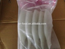 Frozen Pacific squid tube