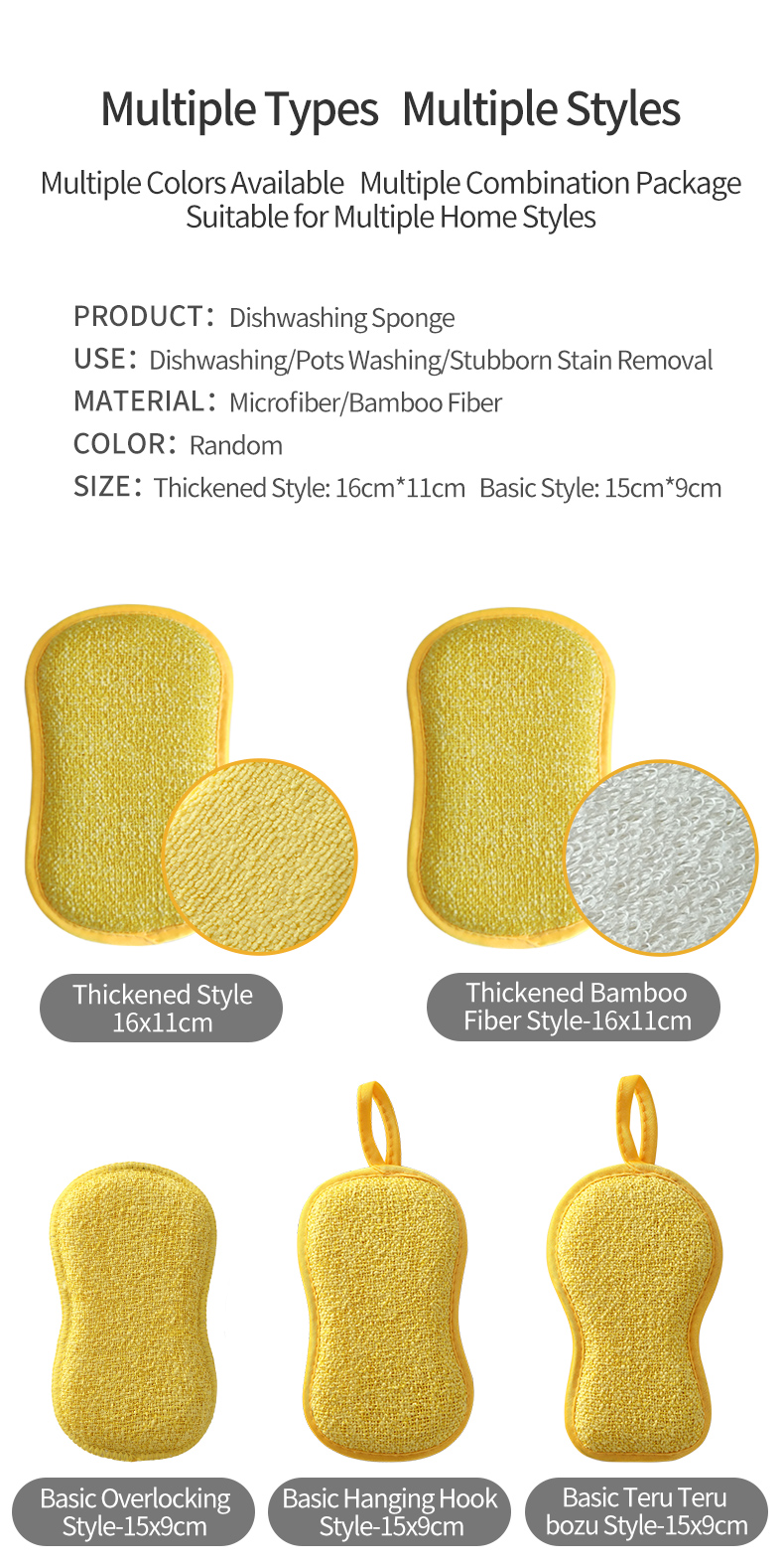 microfiber kitchen sponge