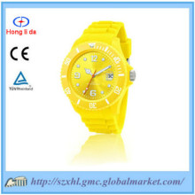 New prouducts of 2013 Stainless steel case back silicone watch