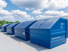 Customized Steel Industrial Garbage Containers for Waste Disposal