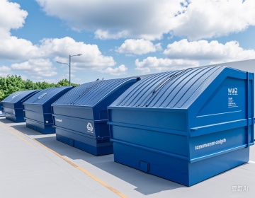 Customized Steel Industrial Garbage Containers for Waste Disposal