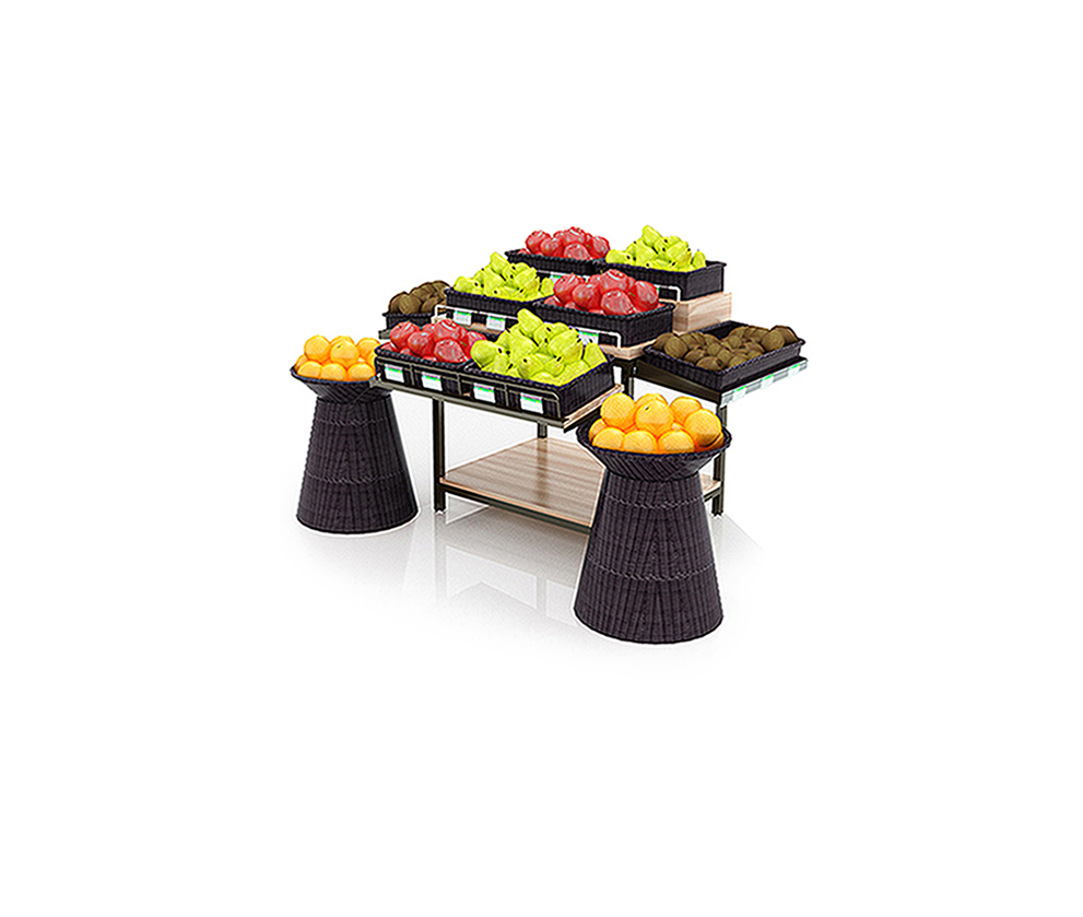 Large Capacity Fruit Display Rack