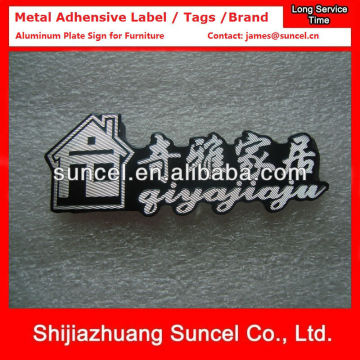 Metal Adhensive Label / Tags / Brand