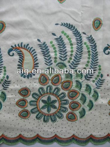 African Embroidery Sequined French Lace By Sample