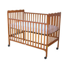 Convertible wooden cribs