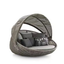 Luxury Round Outdoor Daybed with Canopy