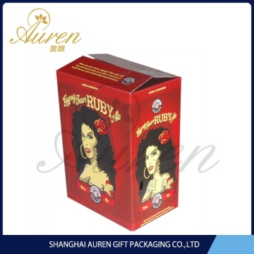 Online shopping paper packing box with window