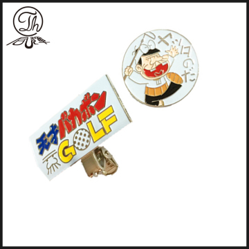 Custom Japan golf metal markers with clips