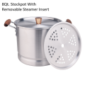 Houten handvat steamer kookgerei pot cook tamales