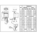 TO-263 BT139B-600E RMS RMS saat ini hingga 16A TRIAC