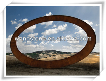 corten steel garden sculpture