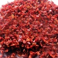 Sweet dried green bell pepper flakes granules