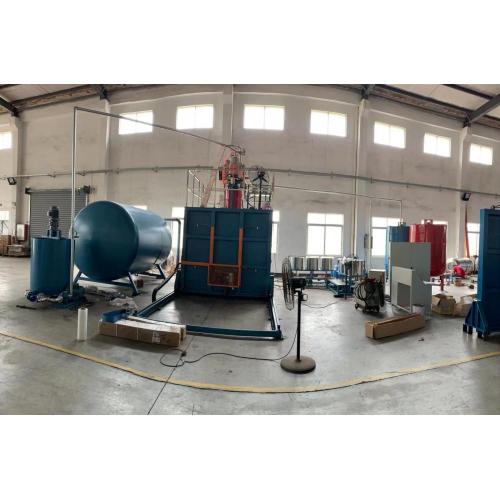 Full automatic Batch polyurethane Foam Block Mattress Making Machine low pressure sponge machinery