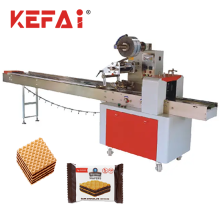 KEFAI Automatic Flow Horizontal Packing Machine for Cookies, Biscuits, and Wafer Bars