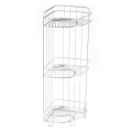 Kitchen bathroom storage rack with basket