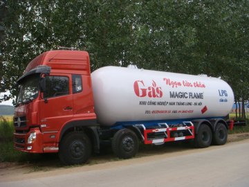 China Make Good Sales 36m3 15t LPG Distribution Tanker Truck