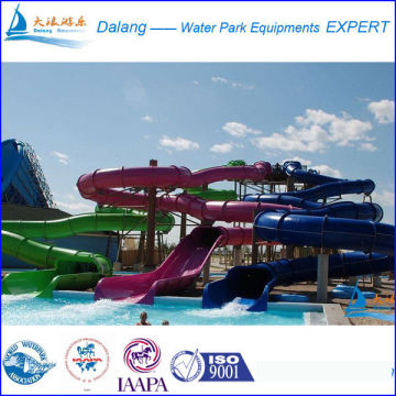 Big Adult Water Slides With Curved Slide