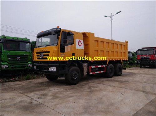 25ton 6x4 Hongyan Malori ya Dampo