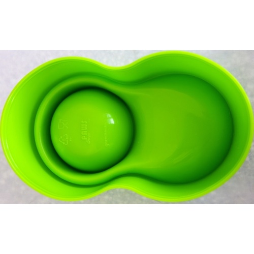 Anti-Ant Plastic Pet Bowl - Blue