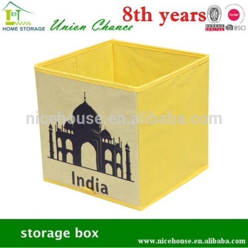 Winsome Foldable Fabric Baskets, storage box with handle