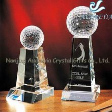 Crystal Golf Ball Trophy (AC-TR-073)