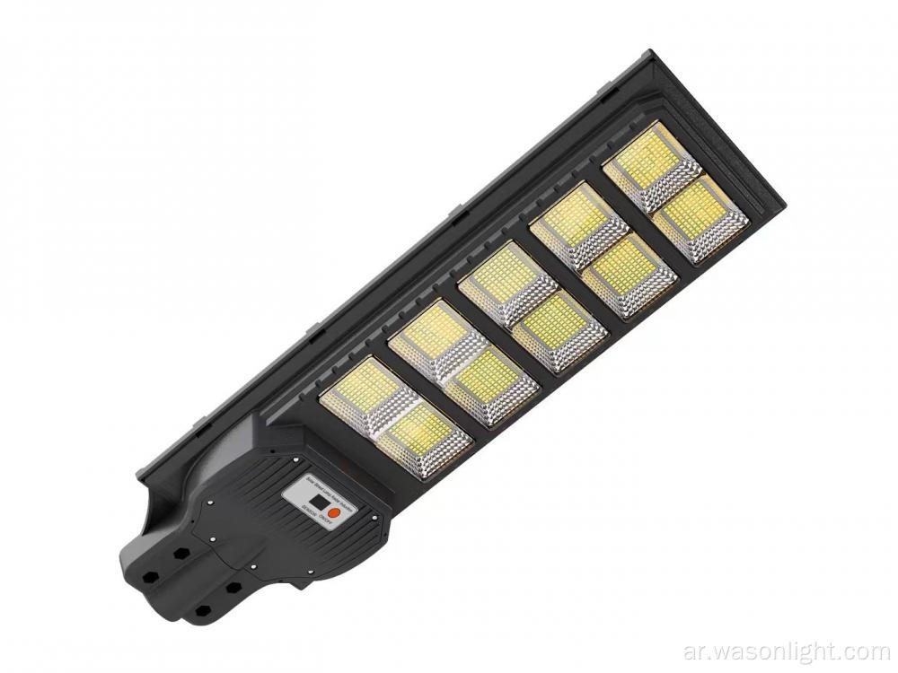 2022 ضوء شارع الطاقة الشمسية الجديدة ، الغسق إلى الفجر LED LED Solar Flood Light Motion Sensor مصباح مستشعر الحركة مع التحكم عن بُعد وقطب الذراع