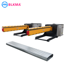 BLKMA Factory Tube Ventilation HVAC Ovalizer Duct Flat Oval Pipe Making Machine