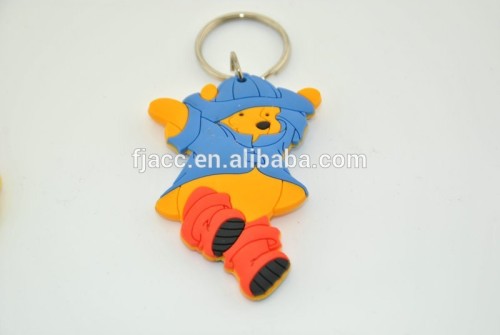 Maxprofit hot selling Logger Vick soft pvc keyring rubber keychain