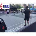 FIBA Approved Soft Flooring Basketball Interlocking Tiles