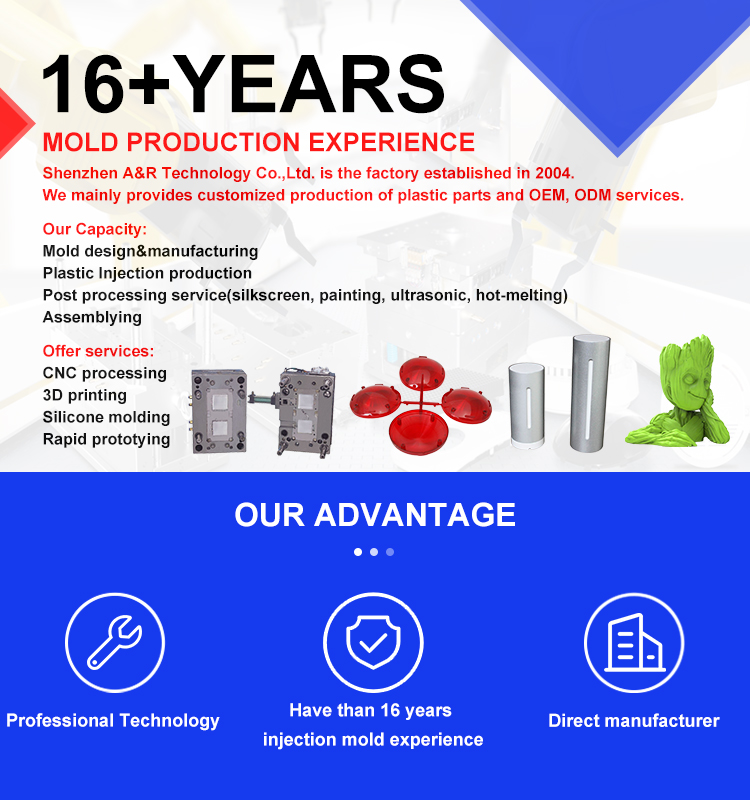 Shenzhen ART Custom Injection Moulding Plastic Parts