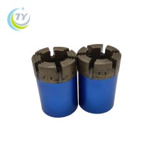 Stocked BQ diamond bit for exploration drilling