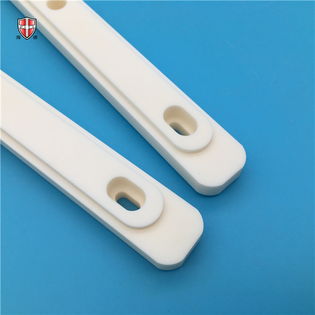 hard wearable ivory pure alumina ceramic bar customized