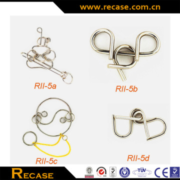 Chinese 3D brain teaser metal puzzles