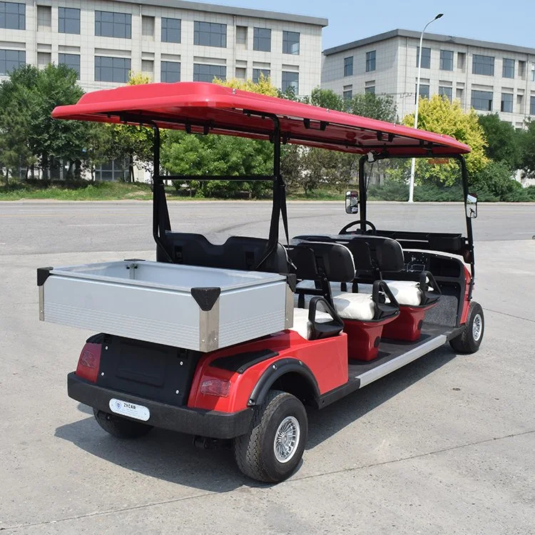 Zhongyi 24 6 8 Seater Electric Mini Utility Club Sponge Seat with Safety Belt Per Seat Golf Vehicle