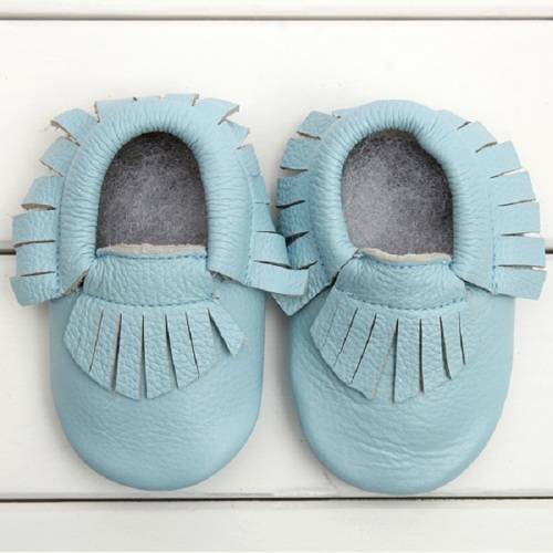 Kwaliteit echt leer baby mocassins schoenen groothandel