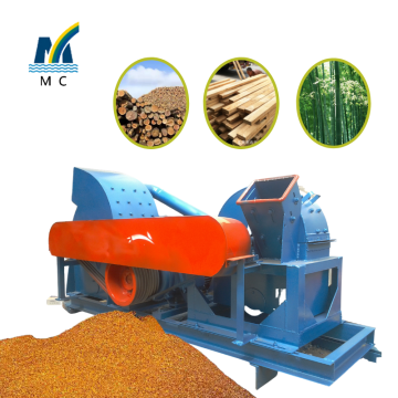 Bamboo Fiber Making Trailer Wood Shredder Pulverize Machine for Sale