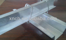 Galvanized metal profile for ceiling frame