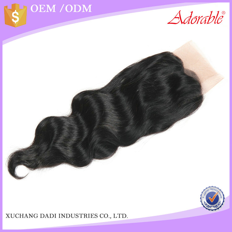 13*4 top lace closure silk straight 100% human hair closure,human hair with frontal lace closure