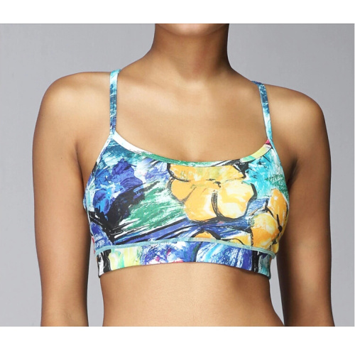 Ladies Printed Sport Suits Fitness Bra&Leggings