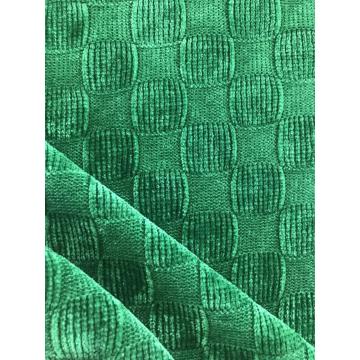 Polyester Jacquard Knitted Chenille Fabric for Fall Garment