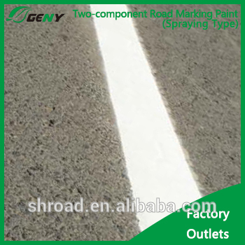 two component road marking coating material